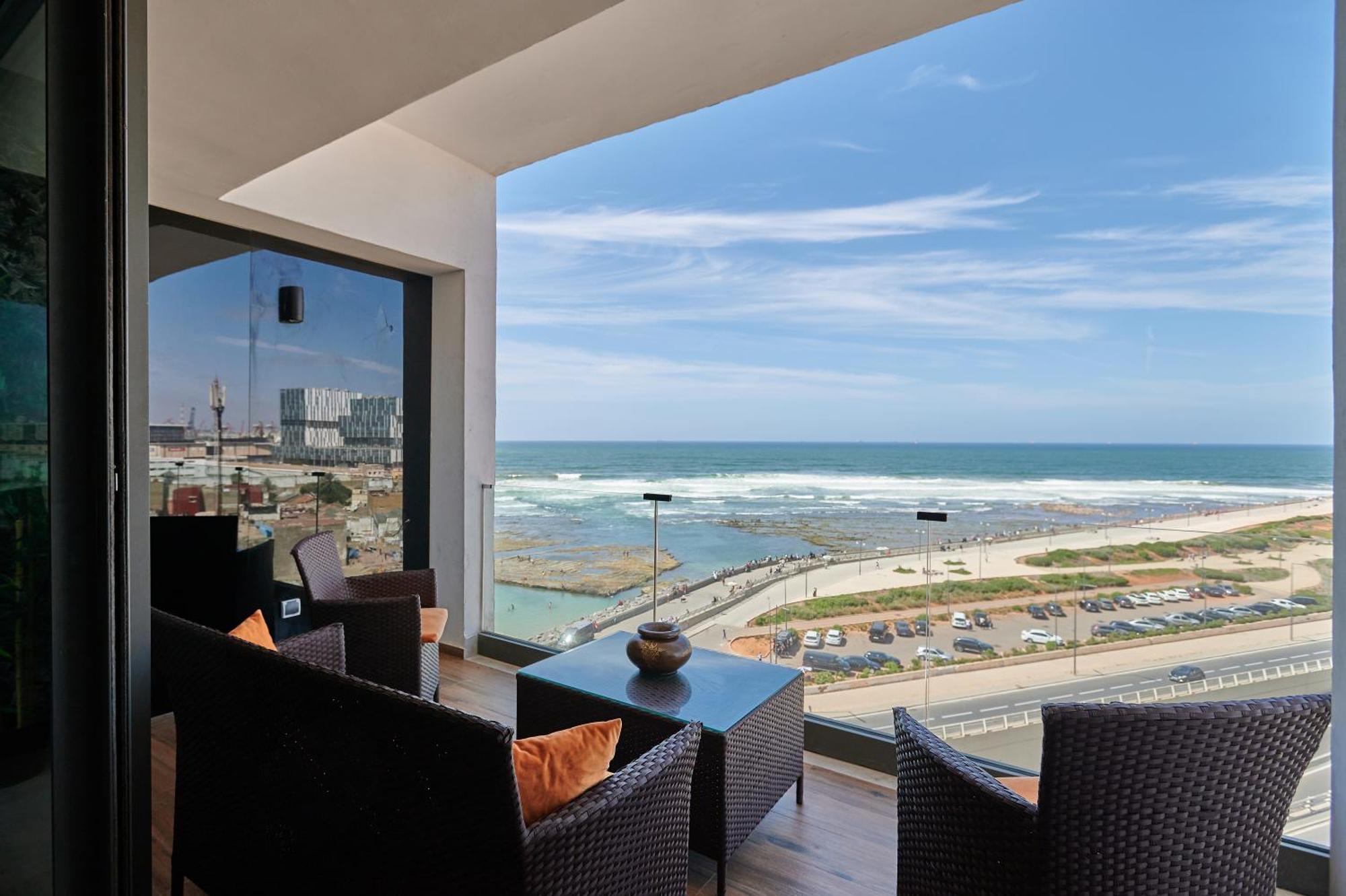 Apartamento Sea View-Mosquée Hassan II- By CasaKhemsa  Casa Blanca Exterior foto